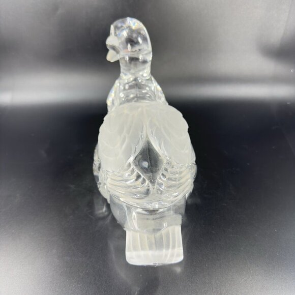 Shannon Crystal Duck Lidded Mallard Candy Dish Frosted Accents by Godinger Clear - Picture 16 of 16